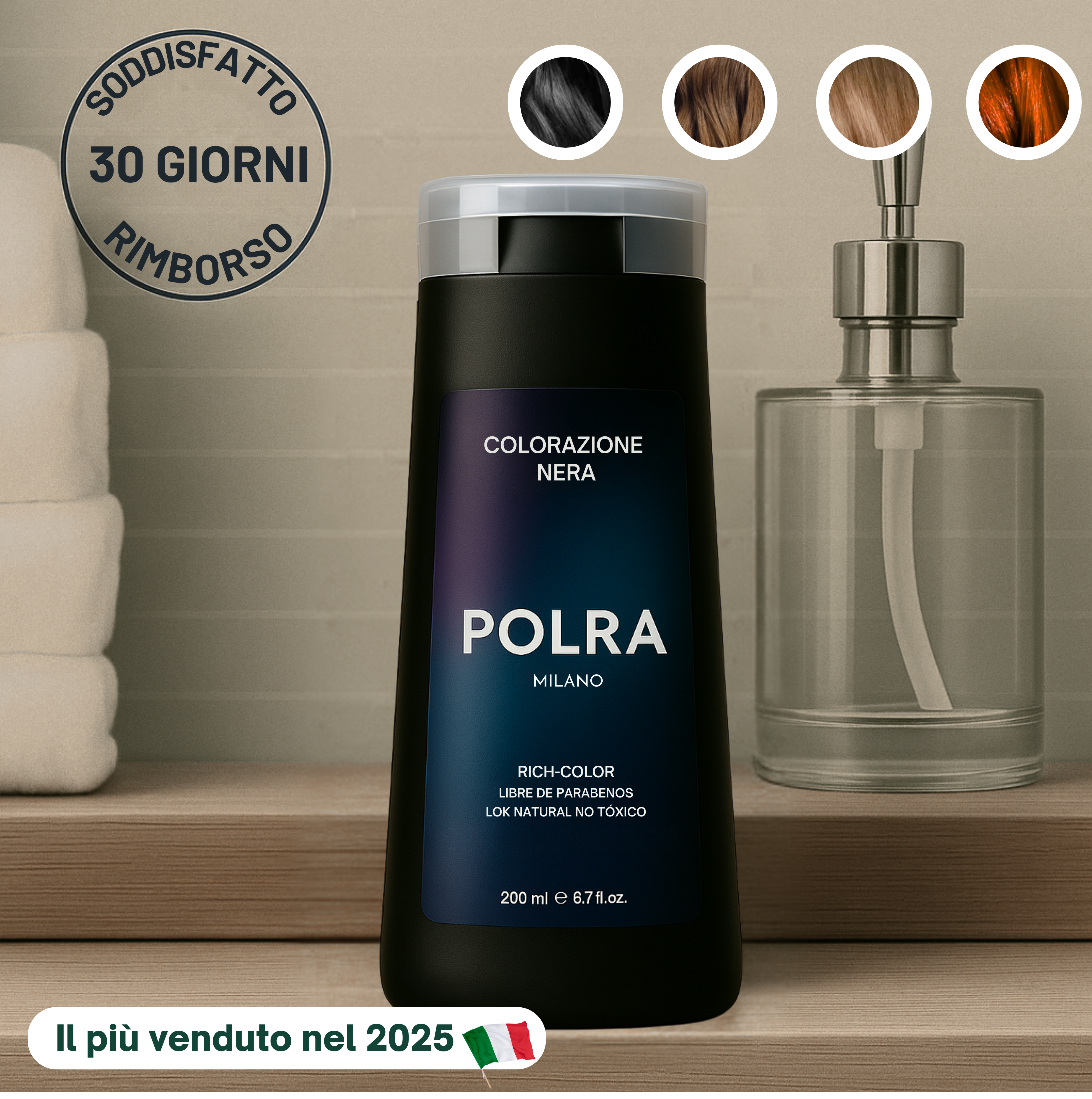 POLRA Milano – Shampoo Colorante